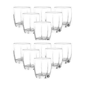 Set 12 Vasos Amadeus Rocks Bajos 353Ml Menaje Cocina Cristar