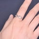 thumbnail image 3 of 925 Sterling Silver Infinity Romantic Ring: The Perfect Valentine's Day Anniversary Gift for Her!, 3 of 4