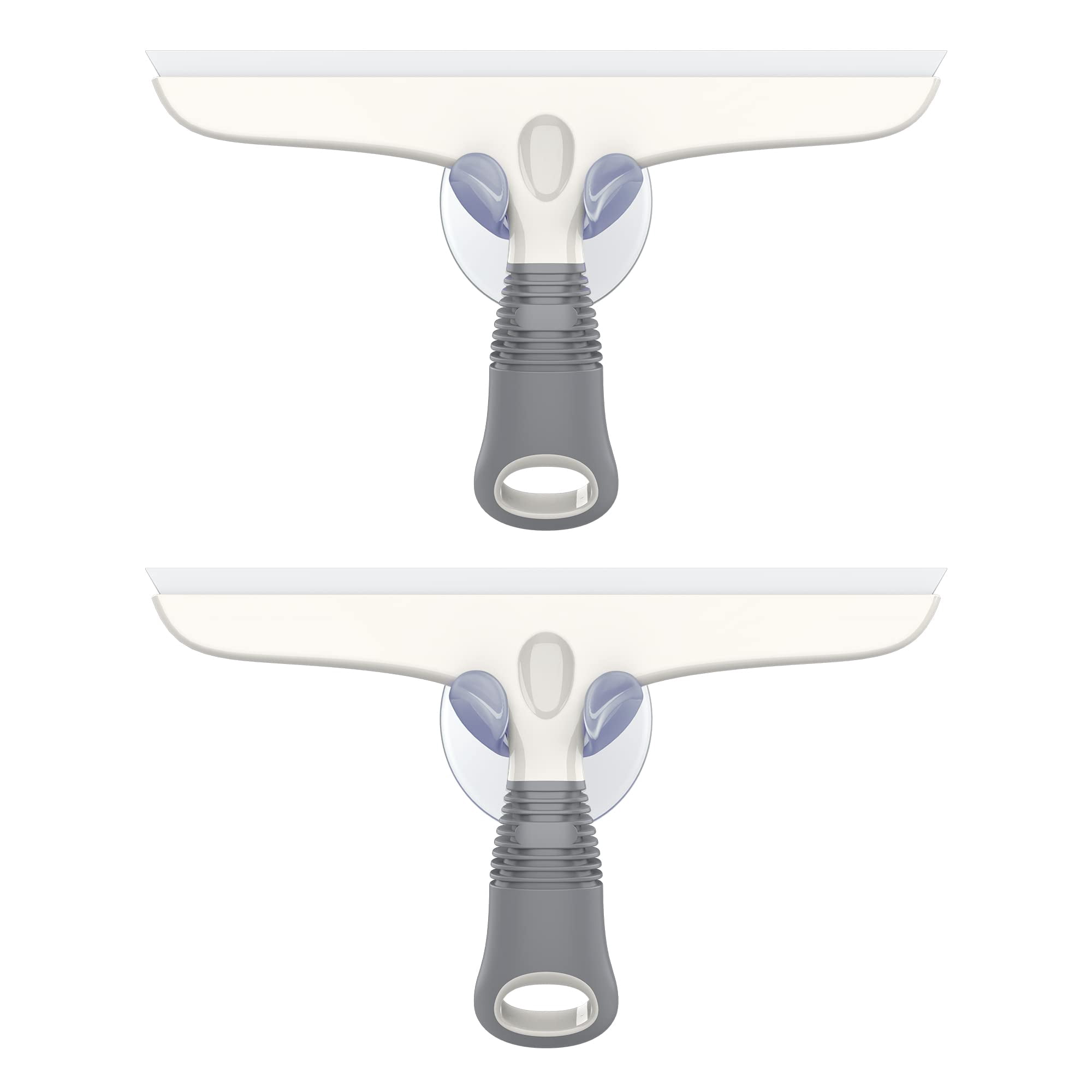 Espátula De Silicona Mr.siga Multiusos De 25 Cm, Color Blanco Y Gris, Paquete De 2