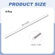 thumbnail image 2 of Uxcell 4 Pcs Varilla Redonda de Titanio, 0.06" Diámetro (1.5mm) 8" Longitud GR5 Metal Sólido TC4 Barra Redonda de Titanio para Aviones Modelo Coches Barcos Manualidades DIY, 2 of 7