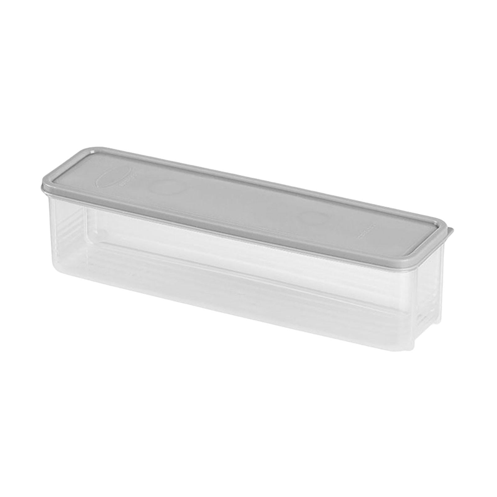 Magideal - Contenedor De Alimentos Contenedor De Almacenamiento De Pasta Fideos Contenedor De Cocina Apilable Caja De Almacenamiento De Conservación Para Huevos, Gris