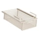thumbnail image 4 of Organizador de cestas con estante de alambre, cesta extraíble para cajón colgante, decoración versátil, cajón colgante resistente debajo del gabinete Blanco, 4 of 5