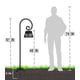 thumbnail image 2 of Ganchos de pastor Artigarden para exteriores, 152 cm, ajustables, paquete de 2, 2 of 7