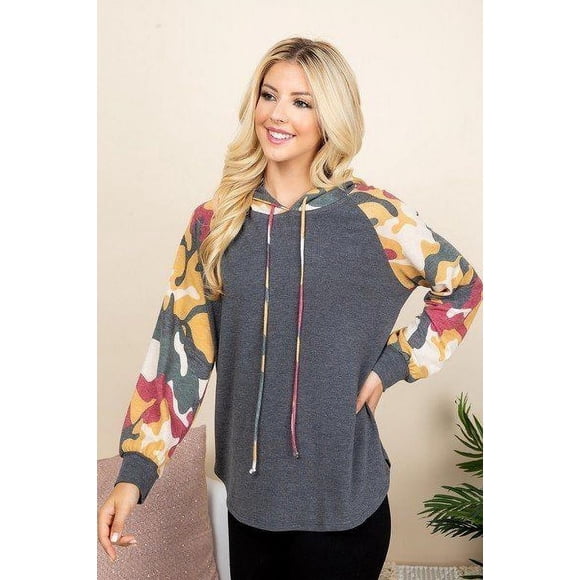 Sudadera Casual con Capucha de Felpa Francesa Lisa
