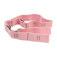 Ioensy - Banda De Resistencia Para Ejercicios De Yoga, Estiramientos, Gimnasio, Pilates, Entrenamiento, Color Rosa