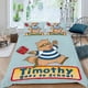 thumbnail image 2 of Timothy Va a la Escuela Conjunto de sábanas temático, trío de piezas, cómodo y amigable con la piel, diseño único, regalo de decoración para el hogar para familiares, amigos y fans,135cm *200cm, 2 of 6