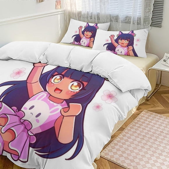 Aphmau Down Duvet Cover Lightweight3-piece Set