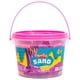 thumbnail image 1 of Cubo dúo de arena Play-Doh Sand en balde dos colores rosa y morado, 1 of 5