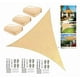 thumbnail image 1 of X3 Kit De Instalacion Anclaje + 3 Toldo Vela Sombra Lona 5x5, 1 of 6