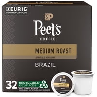Peet'S Coffee - Cápsulas Keurig K-Cup De Coffee Peet'S Medium Toast, 32 Unidades
