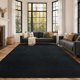 thumbnail image 1 of Alfombra de área FinRèc Home 274 cm x 183 cm Negra Lavable, 1 of 8