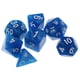 thumbnail image 3 of Dados Poliédricos De 7 Piezas Para Juegos De Fiesta De Dados De Dragones Y Mazmorras Azul, 3 of 3