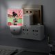 thumbnail image 5 of Vanellope Luz nocturna LED con sensor de anochecer a amanecer para dormitorio, baño, pasillo, escaleras - Lámpara LED nocturna de enchufe, 0.5W - 1 pieza, 5 of 6