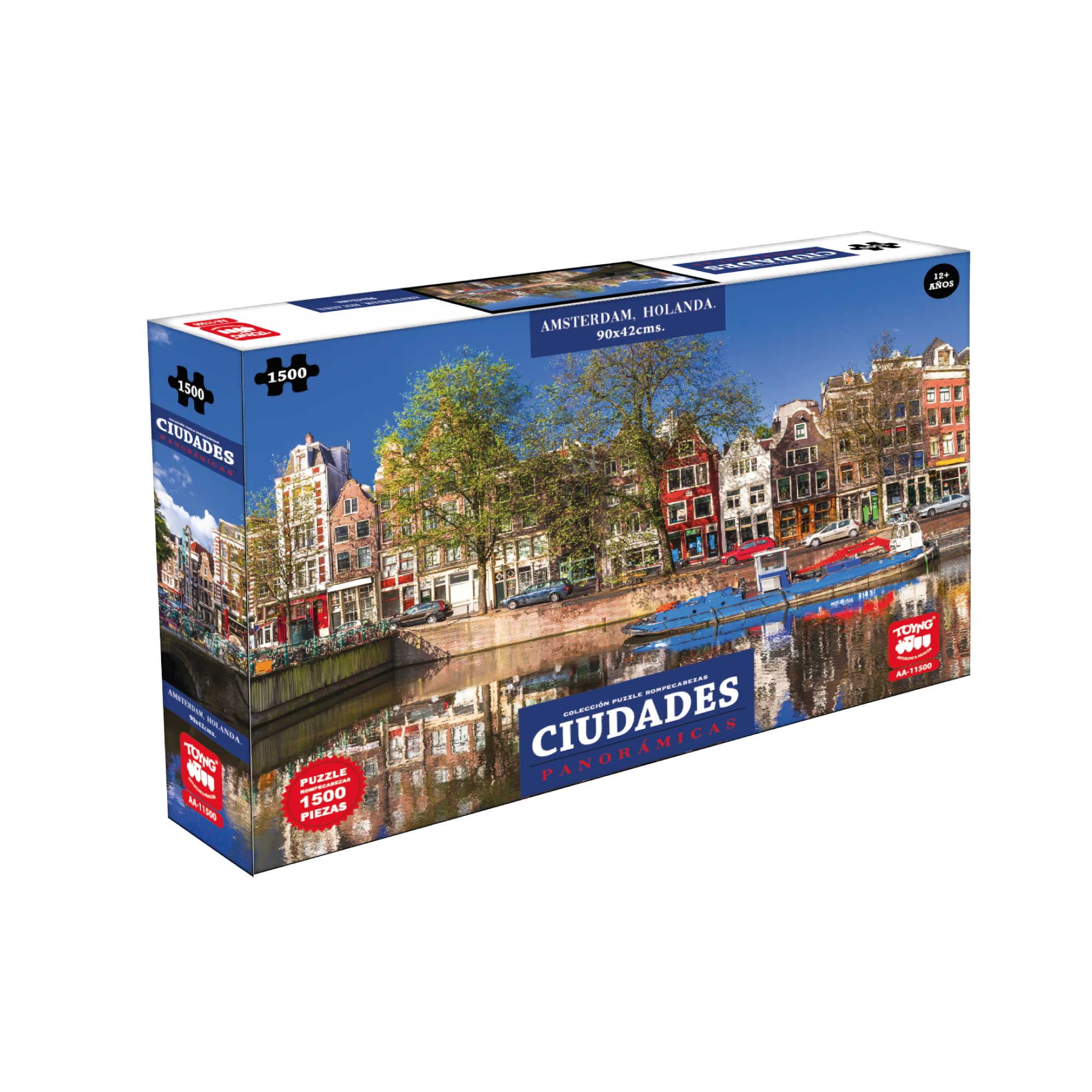 Puzzle Amsterdam Panorámico (1500 Piezas) - Toyng
