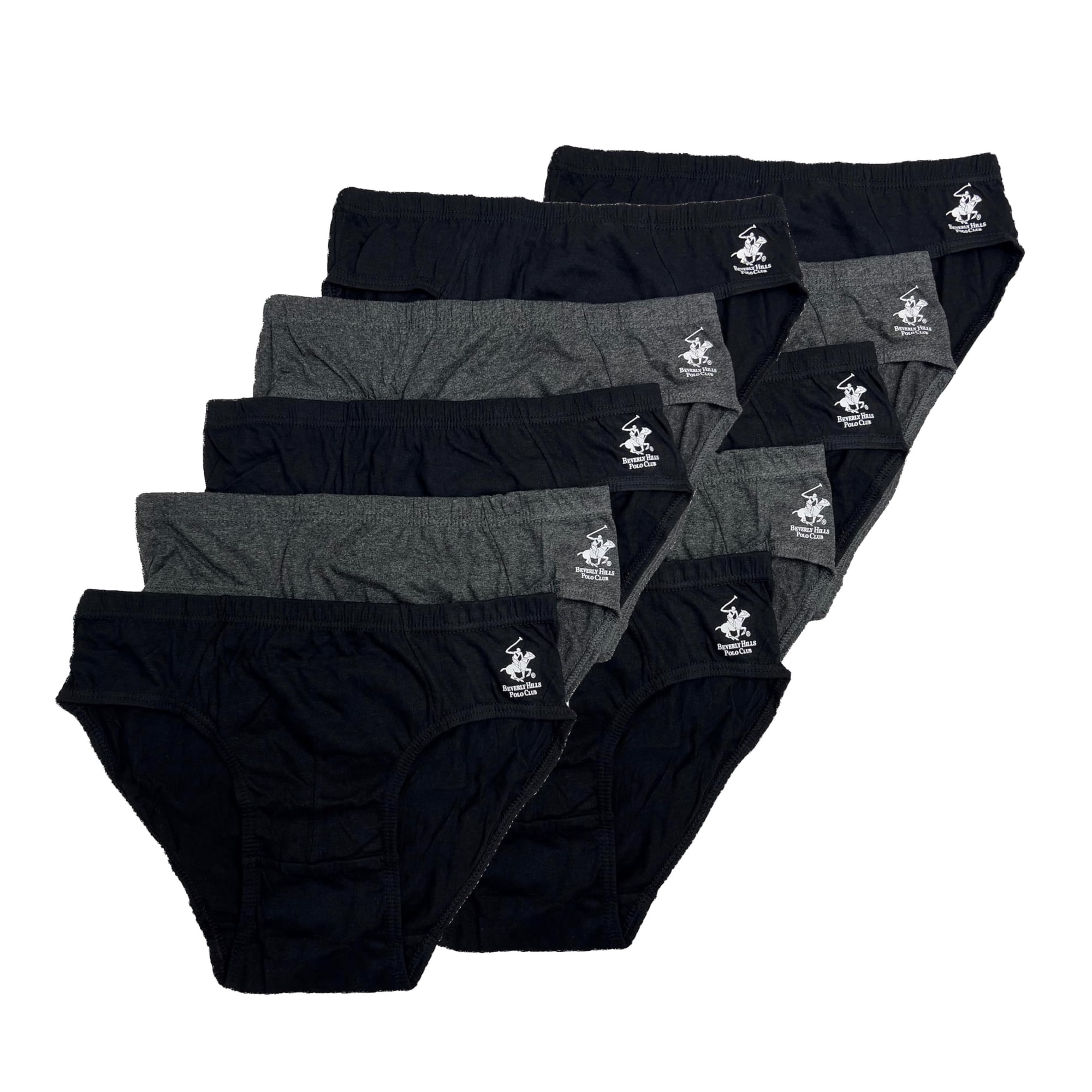 Calzoncillos Beverly Hills Polo Club De Talle Bajo Para Hombre, Paquete De 10