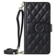 thumbnail image 1 of Funda tipo billetera FOXDOCK para iPhone 15 Plus – Tapa abatible con correa para mujer, 1 of 5