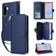 thumbnail image 3 of Funda Cartera con Cremallera y Correa para Samsung Galaxy A56 Soporte y Tarjetero Azul, 3 of 6