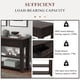 thumbnail image 2 of 48'' Solid Pine Wood Top Console Table, Modern Entryway Sofa Side Table with 3 Storage Drawers and 2 Shelves. Easy to Assemble (Distressed Black ) (Old SKU W120246665), 2 of 3