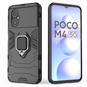 Foxdock Funda Antigolpes Para Xiaomi Poco M4 5G – Protección Total Con Soporte Y Diseño Robusto