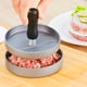 thumbnail image 2 of Prensa para hamburguesas con 100 hojas de papel antiadherente, molde para hamburguesas, para carne, ternera, queso, verduras, parrilla, barbacoa, 2 of 6
