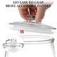 thumbnail image 3 of Frasco De Vidrio Para Almacenamiento De 2 3 L Con Boca Ancha Y Tapa, 3 of 7