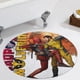 thumbnail image 5 of Deadpool y Wolverine Alfombra Redonda de Felpa Coral, Antideslizante, No Desprende Pelusas, Lavable y Duradera para Salón, Dormitorio y Habitación de Niños 60cm, 5 of 6