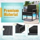 thumbnail image 3 of Conjunto de Muebles para Patio Exterior Flamaker de 3 Piezas en Ratán Sintético Negro, 3 of 7