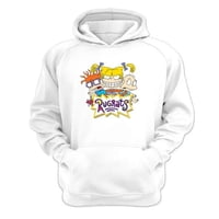 Genérico - Polerón Canguro Aventuras En Pañales Blanco Talla L Unisex