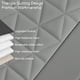 thumbnail image 3 of Funda de asiento de coche Black Panther Luxury de piel sintética gris, 3 of 5