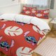 thumbnail image 2 of Stitch Leaf 3 Pieces Duvet Cover Set Full Size Super Soft Fade Resistant Microfiber, 2 of 4