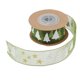 thumbnail image 1 of 1 Rollo/5m Cinta De Raso De Grosgrain Navide?a Envoltura De Regalos Decoración Navide?a Verde, 1 of 5