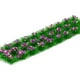 thumbnail image 1 of 30 Uds. De Mechones De Hierba De Racimo De Flores Modelo De Paisaje Estático DIY Color Rosa Púrpura, 1 of 3