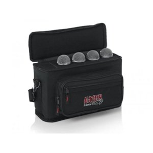 Bolso Acolchado Para 4 Microfonos Gator Gm 4