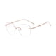 thumbnail image 3 of Gafas Sin Montura Casual Gafas De Moda Para Fiesta Cumplea?os Vacaciones Oro Rosa, 3 of 5