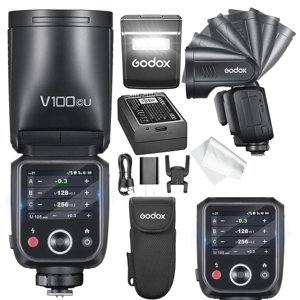Flash Godox V100 C 100Ws Ttl Para Canon Eos Con Pantalla Táctil