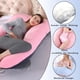 thumbnail image 3 of Almohada para embarazadas, almohada en forma de U desmontable y lavable, cojín grande, almohada de cintura, 3 of 5