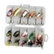 thumbnail image 2 of 10 Señuelos de Pesca Spinnerbait Señuelos de Metal Duro en Línea Spinnerbaits con Caja de Aparejos Señuelos de Trucha Surtidos para Salmón Walleye Bas Estilo A, 2 of 5