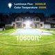 thumbnail image 2 of Flood Lights Onforu, 300 W, 3000 lm, con enchufe, 6500 K, IP66, paquete de 2, 2 of 8