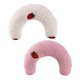 thumbnail image 2 of 2 Almohadas Para El Cuello Para Mascotas, Juguete Para Masticar Relleno Para Perro, Gato, Rosa Y Blanco, 2 of 5