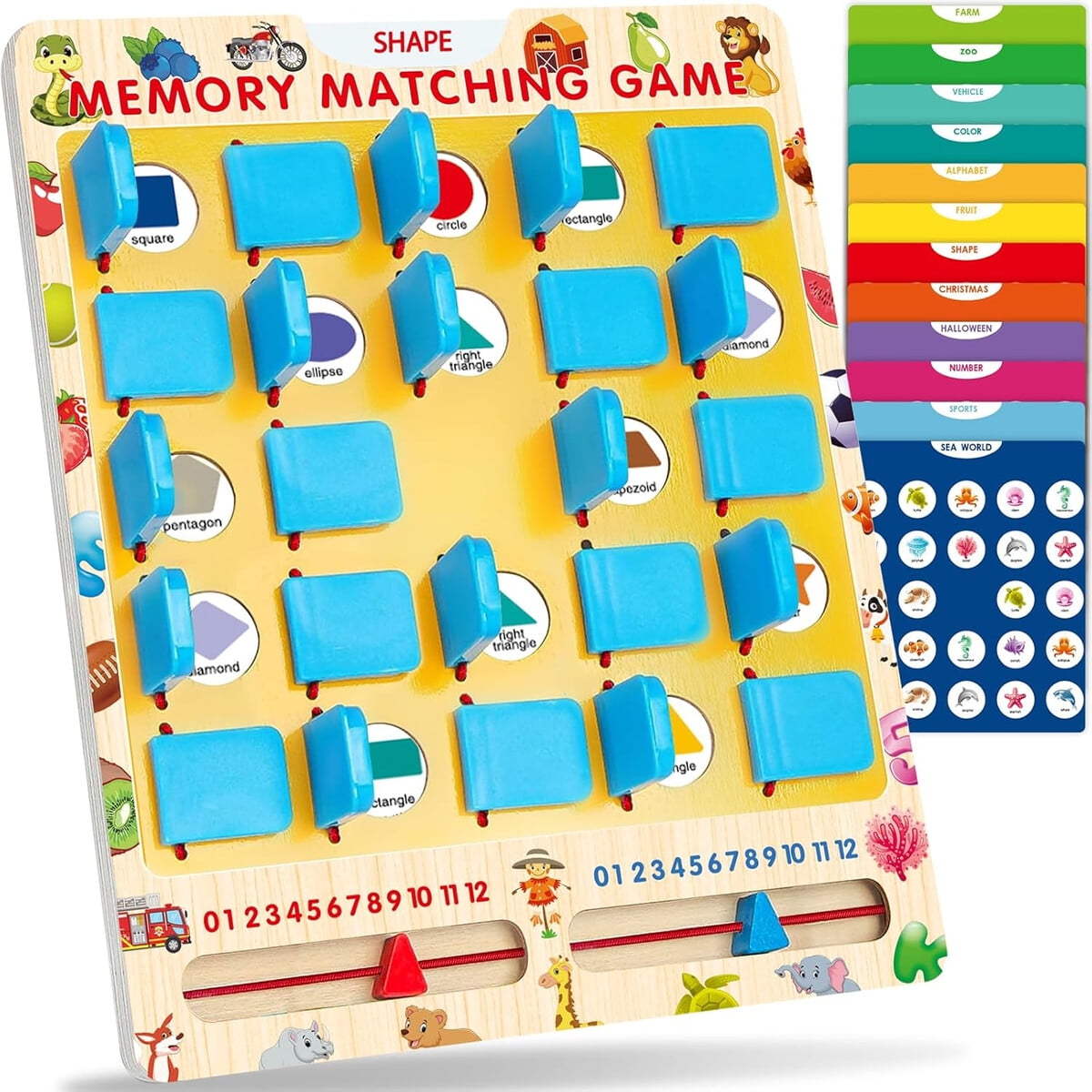 Juego Memoria Walenty Madera 12 Temas Niaos