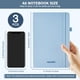 thumbnail image 5 of Cuaderno de notas NIRMIRO A5 Pack de 3, 160 páginas, 100 g/m², 5 of 7