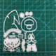 thumbnail image 3 of Troquel de Corte Metálico Annchaos Papá Noel 10x8 cm, 3 of 6