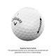 thumbnail image 3 of Pelotas de golf Callaway Golf Warbird versión 2023, paquete de 24, 3 of 7