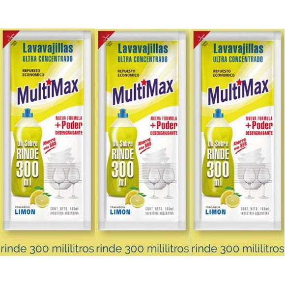PACK 6 LAVALOZA ULTRA CONCENTRADO PARA DILUIR RINDE 300ml C/U