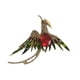 thumbnail image 1 of Broche De Fénix: Joya Decorativa Versátil Para Cheongsam, Camisas, Trajes Profesionales, Color Rojo, 1 of 3