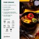 thumbnail image 2 of Juego de utensilios de cocina Ceraflame, 100% cerámica, no tóxico, negro, 2 of 8