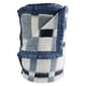 thumbnail image 3 of Frazadda 50% Lana Cuadros Azul 1 5 Plaza, 3 of 3