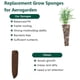 thumbnail image 3 of Esponjas de cultivo para usar con tapones de cultivo ecológicos. Esponjas para el crecimiento de plantas hidropónicas., 3 of 6