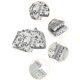 thumbnail image 2 of INSPIRE CHIC Cinturón de Cintura Elástico con Decoración de Lentejuelas y Hebillas Metálicas Entrelazadas para Damas Talla Única Plata, 2 of 4