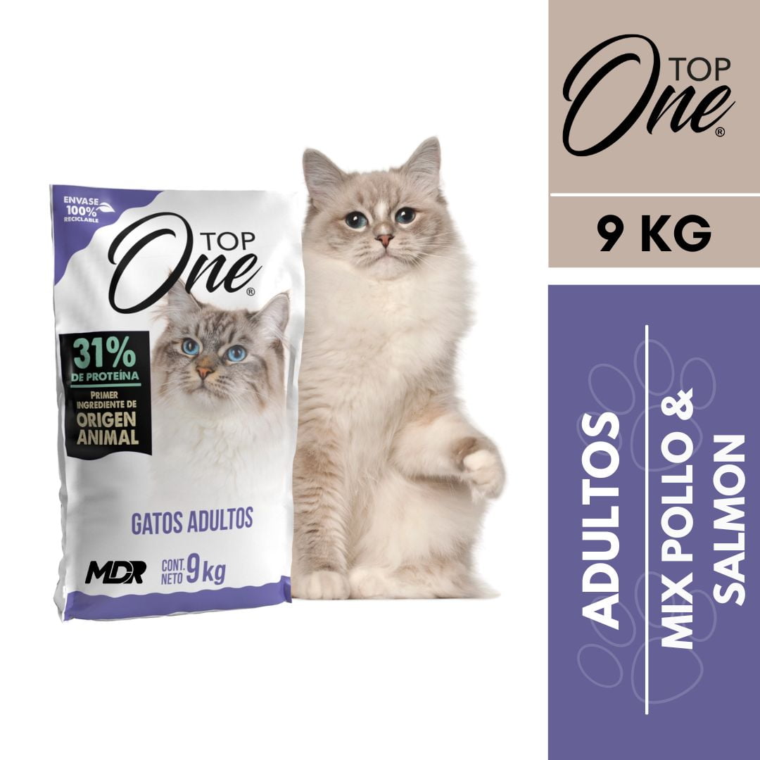 Top One Gato Adulto Pollo Y Salmon 9kg